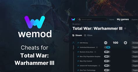 total warhammer 3 wemod.